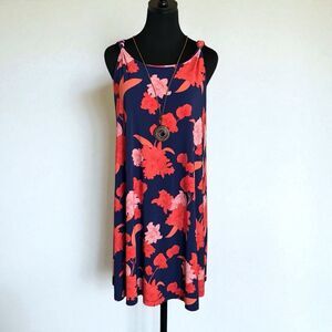 Tori Richard Tropical Sleeveless Dress Size Medium